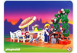 La Terrasse BOITE OUVERTE COMPLET 5326 Playmobil n°39