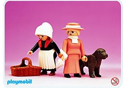 Grand Mère Au Marché Et Bonne Complet Sans Boite 5500 Playmobil n°7