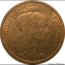 Deux Centimes Daniel Dupuis 1901