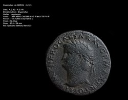 Dupondius de NERON RIC I (second edition) Nero 523