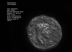 TRAJAN DECE ANTONINIEN RIC IV Trajan Decius 78