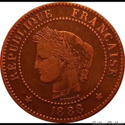 Deux Centimes Cérès 1888 A