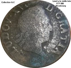 Liard a la vieille tete 1771 BB Strasbourg