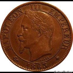 5 Centimes 1863 A