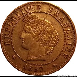 1 Centime Cérès 1897 A