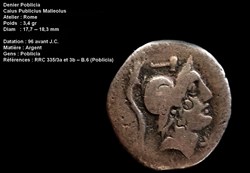 Denier Poblicia – Caius Publicius Malleolus