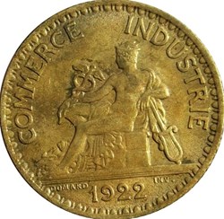 1 franc Chambres de Commerce 1922