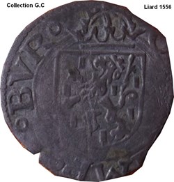 Liard Charles Quint ( ou V ) 1556