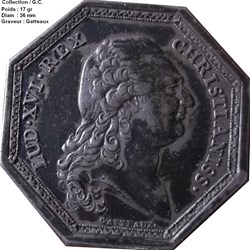jeton récompense de la ville de Bordeaux