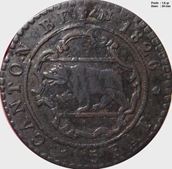 Cinq Rappen 1826 Berne