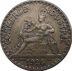 2 francs Chambres de Commerce 1926