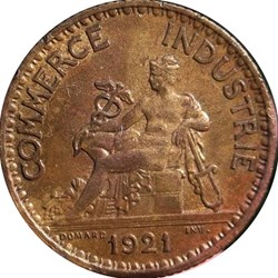 1 franc Chambres de Commerce 1921