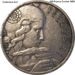 100 Francs Cochet 1956