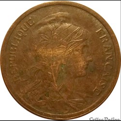 Deux Centimes Daniel Dupuis 1903
