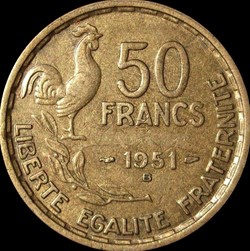 50 Francs 1951 B