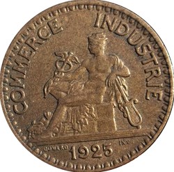 2 francs Chambres de Commerce 1925