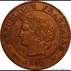 1 Centime Cérès 1890 A