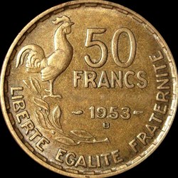 50 Francs 1953 B