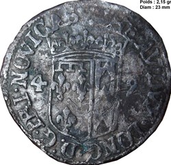 CANTON DE NEUCHATEL 1/2 Batzen Henri II d’Orléans duc de Longueville 1749