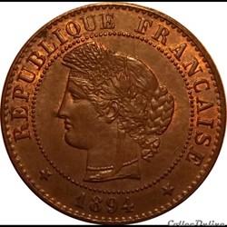 1 Centime Cérès 1894 A