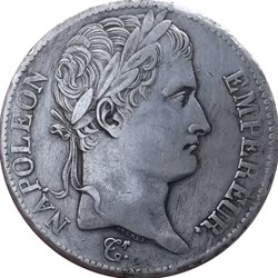 5 Francs Napoléon 1 er 1808 B Rouen