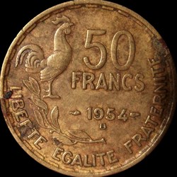 50 Francs 1954 B