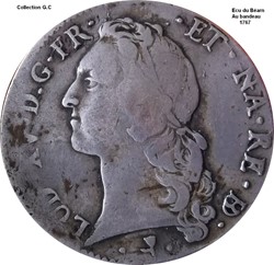 Écu du Béarn au bandeau 1767