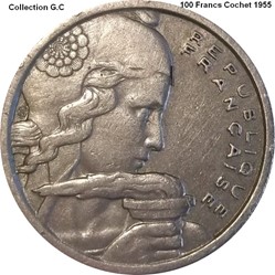 100 Francs Cochet 1955