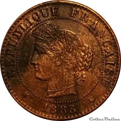 1 Centime Cérès 1888 A