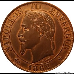 5 Centimes 1862 BB