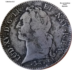Ecu au bandeau 1741 L Bayonne