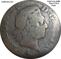 Liard a la vieille tète 1770 A Paris