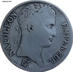 5 FRANCS NAPOLEON I 1808 A Paris