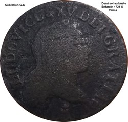 Demi sol au buste enfantin 1721 Reims