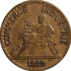 50 centimes Chambres de Commerce 1929 Paris F.191/11