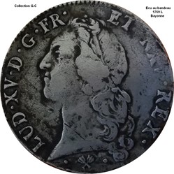 Écu au bandeau 1769 L Bayonne