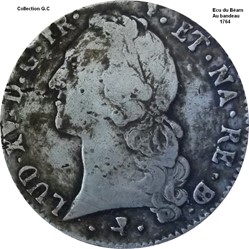 Écu du Béarn au bandeau 1764