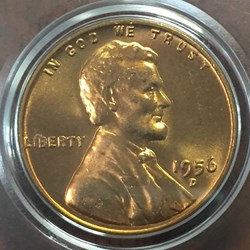 1956 D LINCOLN WHEAT CENT