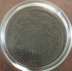 1865 2 CENT