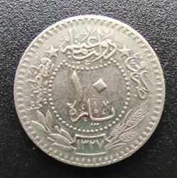 Mehmed V. Konstantiniye P10 1327/2 AH