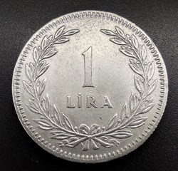 1948 lira 1 Silver