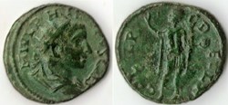 244-247 Philippus II, Helios, AE23