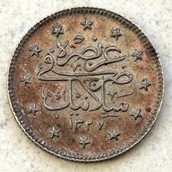 Mehmed V. Selanik K2 1327/3 AH R2