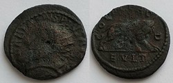 238-244 Gordian III, she-wolf, AE23