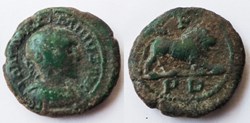 235-238 Maximinus I, lion, AE19