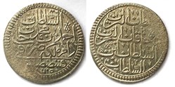 Ahmed III. 30P Konstantiniye 1115 AH