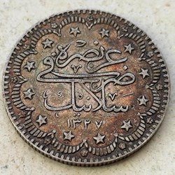 Mehmed V. Selanik K5 1327/3 AH R2