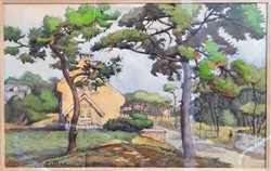 Coll. inco. Aquarelle Sous les pins