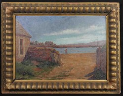 Coll. Suzanne Catteau Huile, Paysage marine