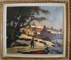 Coll. FD Catteau Huile La Fonderie Douai